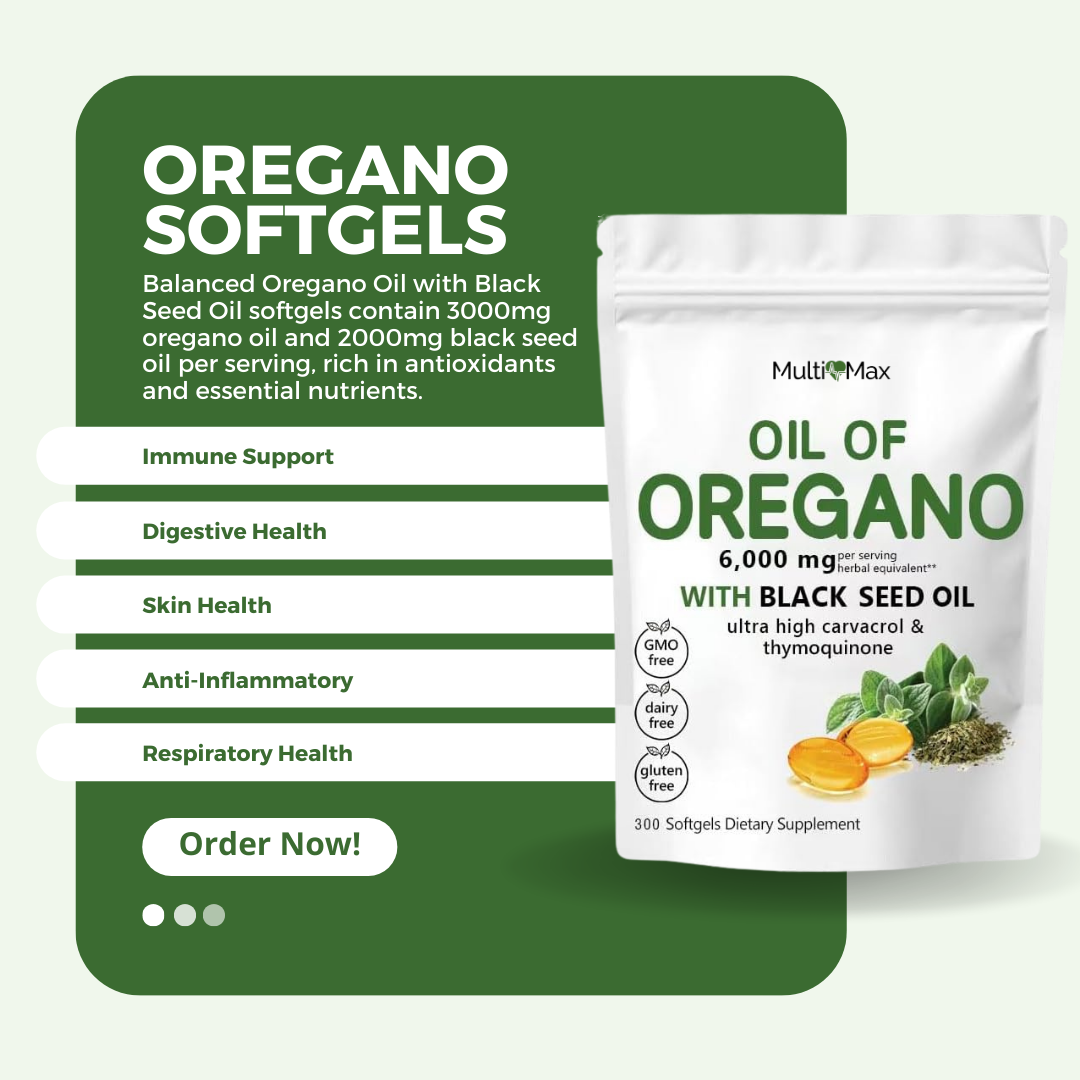 MultiMax™️ - Oregano with Black Seed Oil
